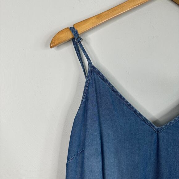 Splendid Light Blue Chambray Jumpsuit - Picture 6 of 10